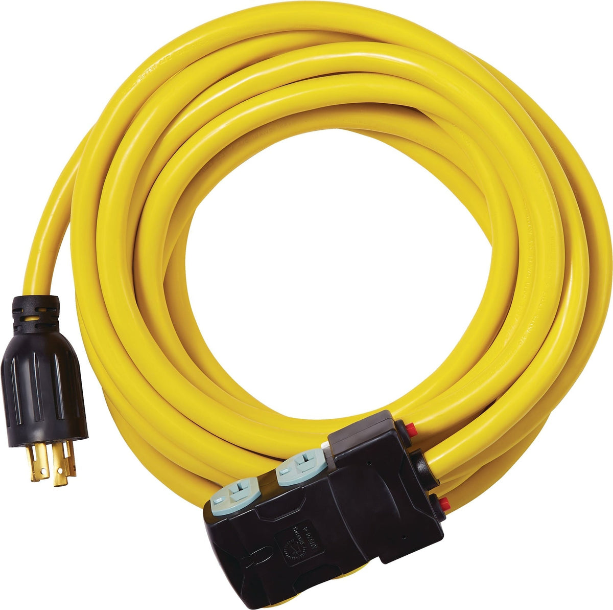Power Equipment 30A, 250V Flat Generator Extension Cord, 25-ft U7D3 - product image 4