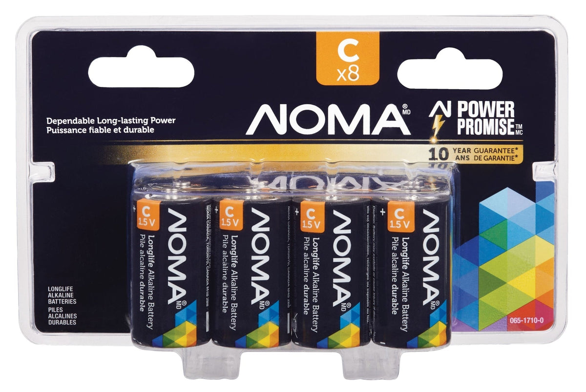 8-pk C Alkaline Batteries, Long Lasting M0R2 - product image 1