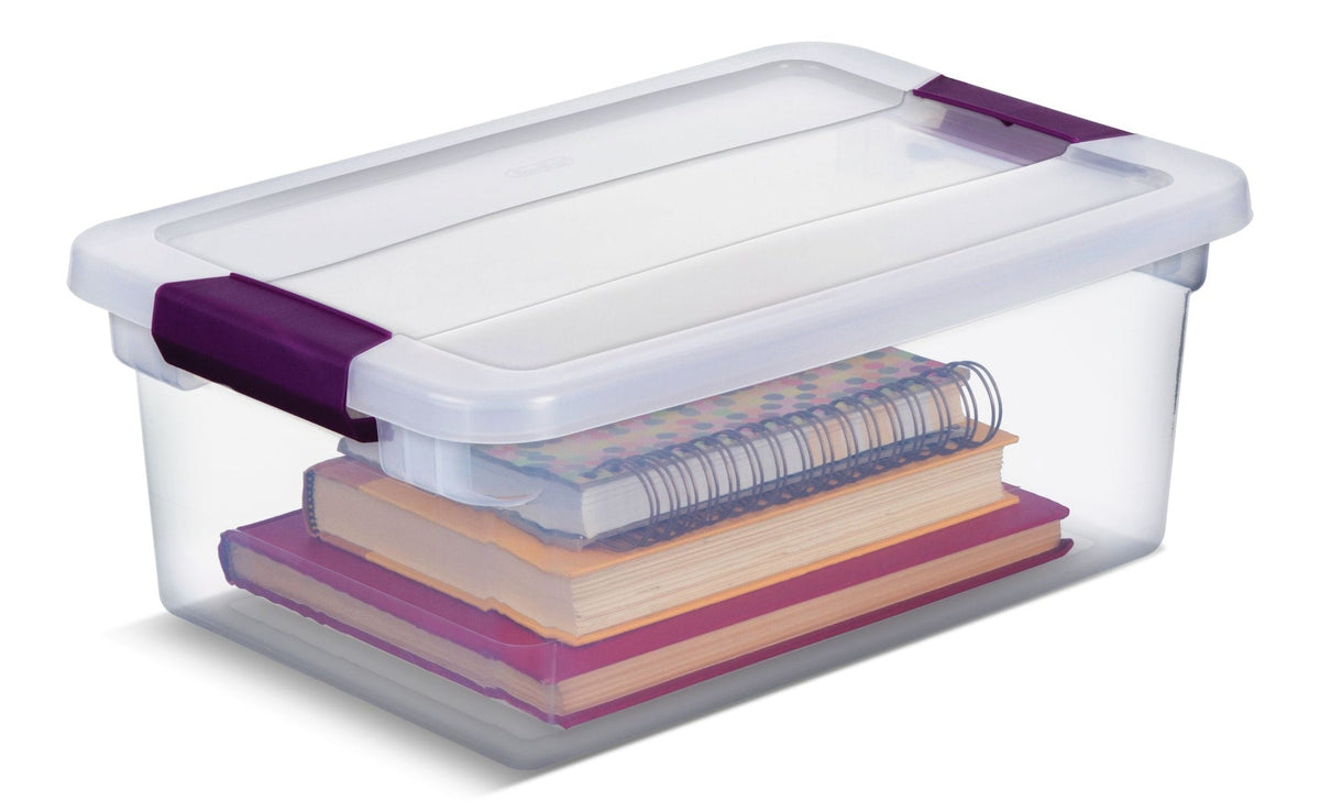 ClearView Storage Box with Latched Lid, 14-L E8U4 - product image 2