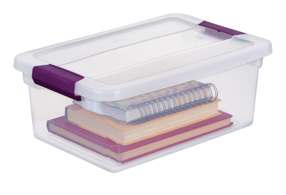 ClearView Storage Box with Latched Lid, 14-L E8U4 - product image 4