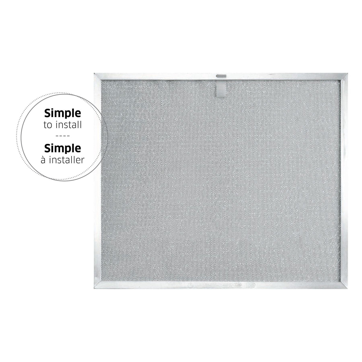 Nutone BPS2FA30 Aluminum Replacement Filter for Allure II Range Hoods E4H2 - product image 4