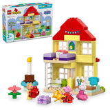 DUPLO Peppa Pig Birthday House Preschool Building Toy Set, 59-pc Z5V9 - product image 1