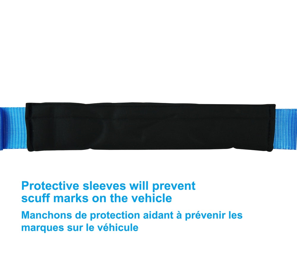 3,600-lb Heavy Duty Ratchet Tie Down Strap, Assorted Sizes, 4-pk M1D2 - product image 5