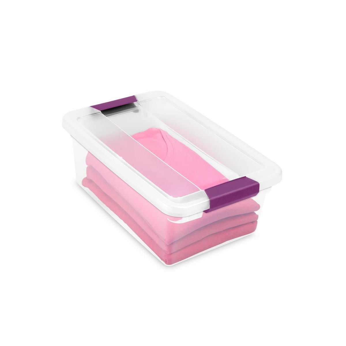 ClearView Storage Box with Latched Lid, 14-L E8U4 - product image 3