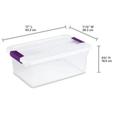 ClearView Storage Box with Latched Lid, 14-L E8U4 - product image 6